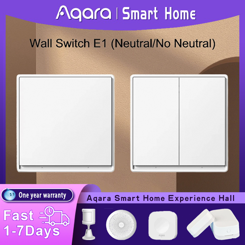 Original Aqara Wall Switch E1  - đánh giá và giá Smart Home Zestaw