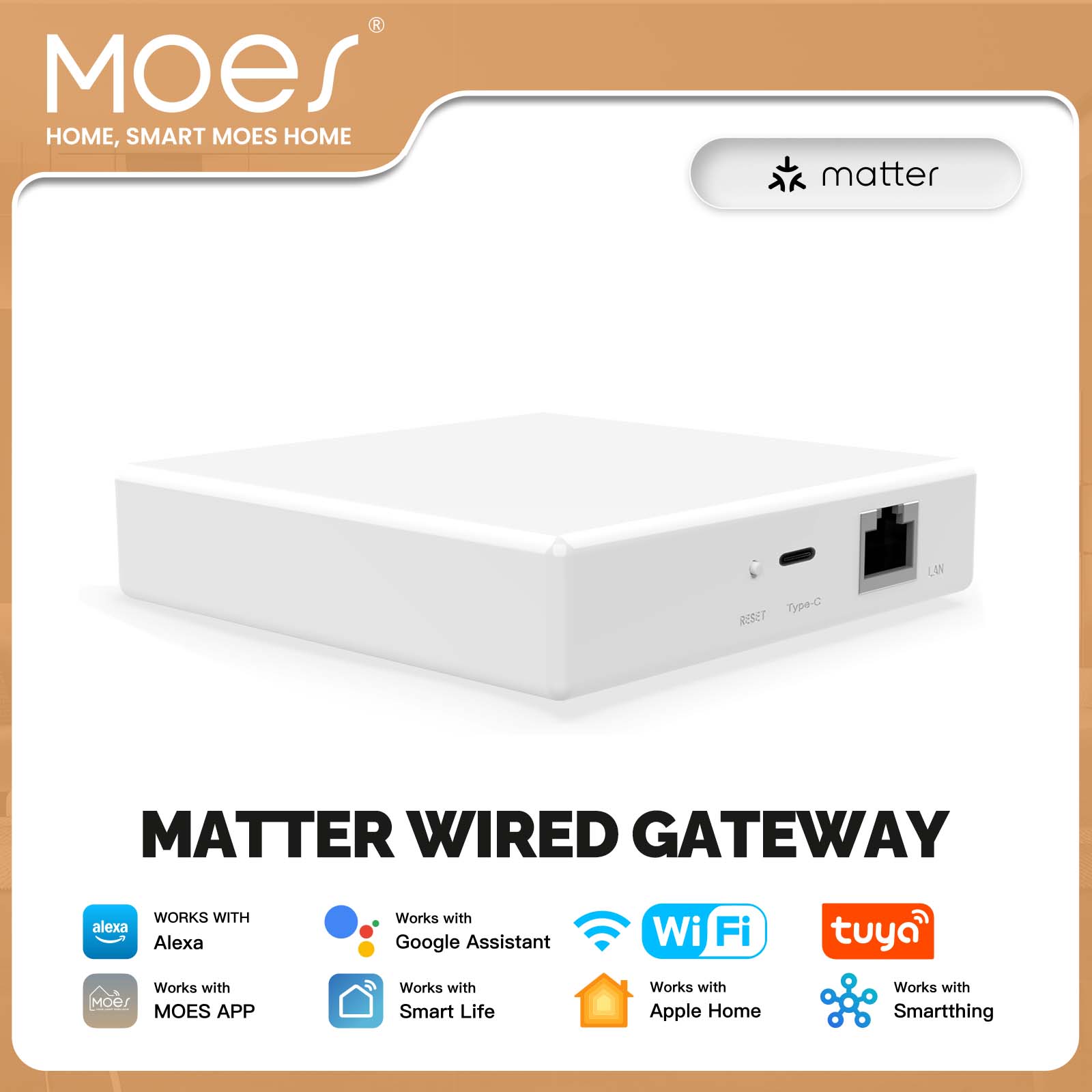MOES Tuya ZigBee Matter Thread - đánh giá và giá Smart Home Hub Matter