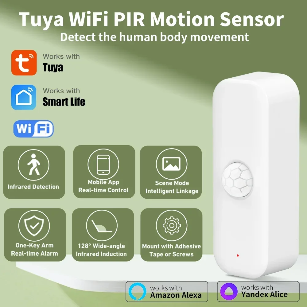Tuya WiFI Motion Sensor PIR Sm - đánh giá và giá Smart Home Wiser