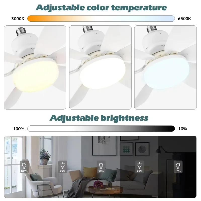 30W/40W Ceiling Fan with Remot - đánh giá và giá Smart Ceiling Fan
