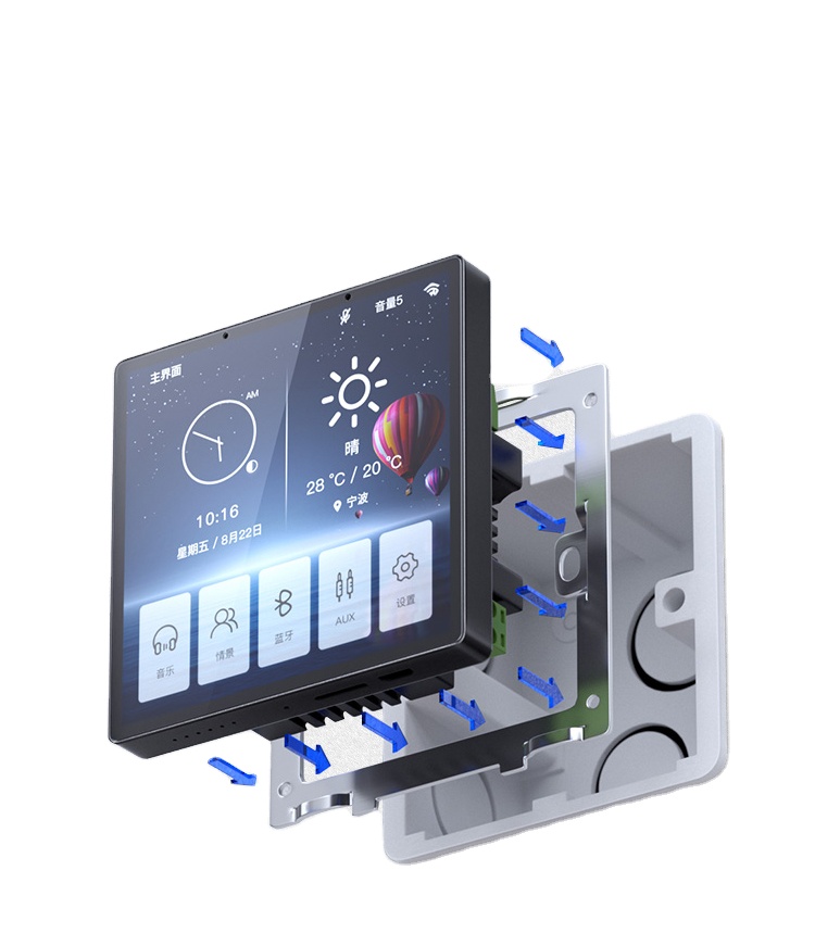 YC-SM04 4 Inch WiFi Zigbee Tuy - đánh giá và giá Smart Home Control Panel